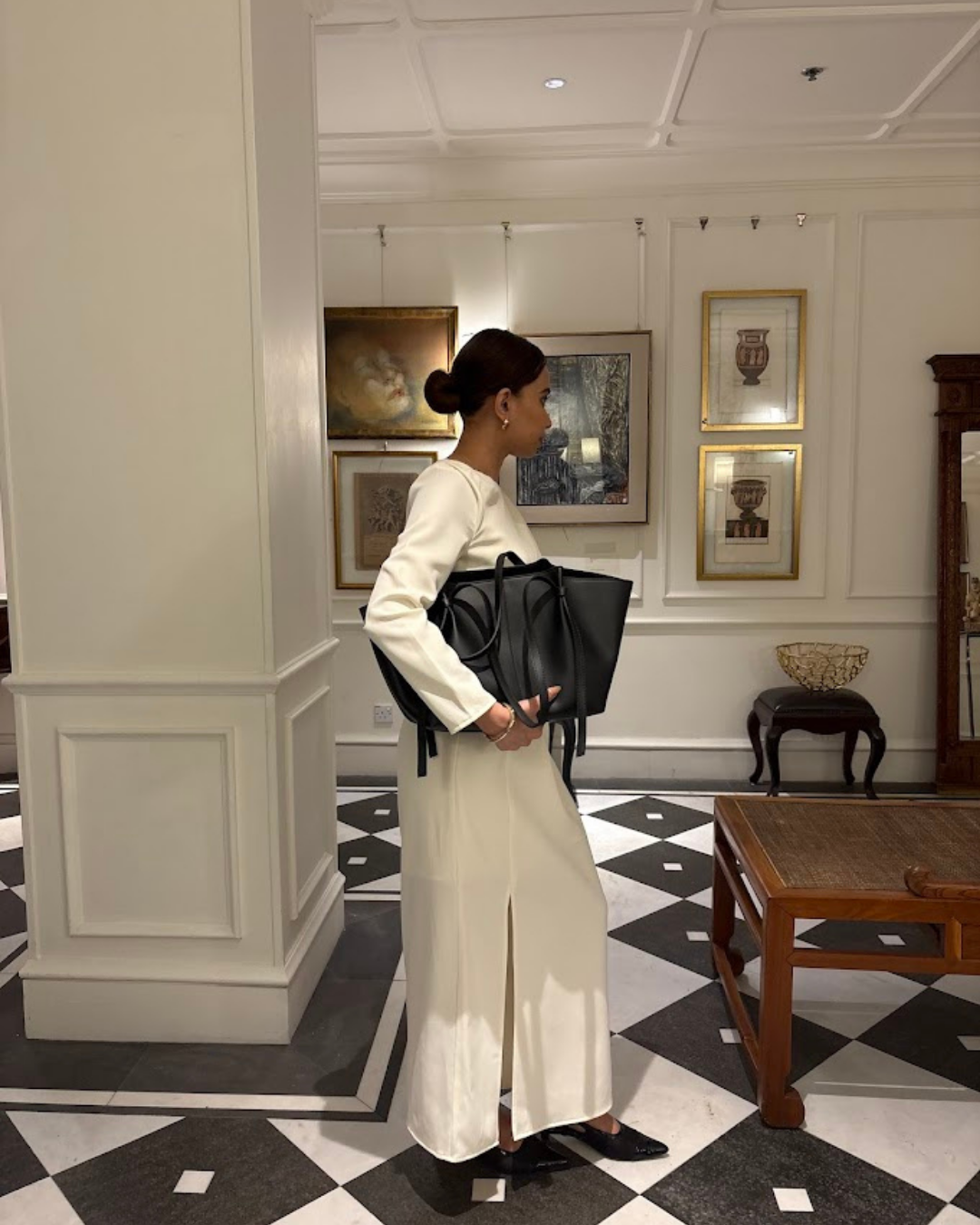 Meredith Mesh Sling Back Heels - Nightfall