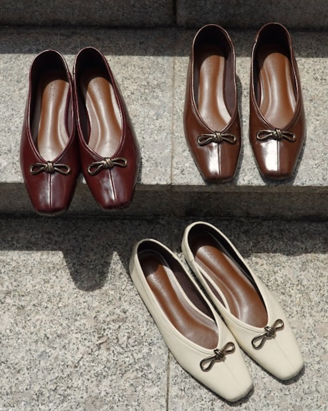 Eleonore Ballet Flats - Vanilla Silk