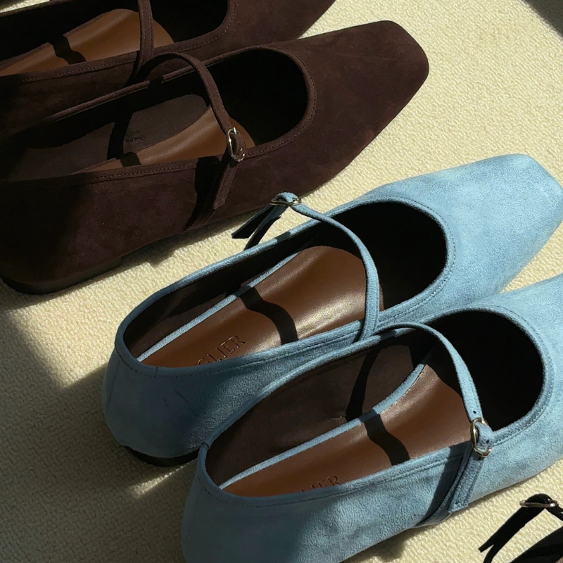 Alba The Suede Mary Jane - Cocoa Suede