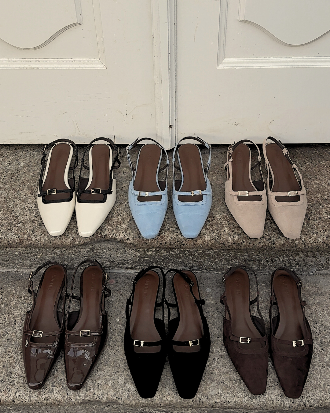 Aubrey Petite-Heel Slingback - Poudre Bleu