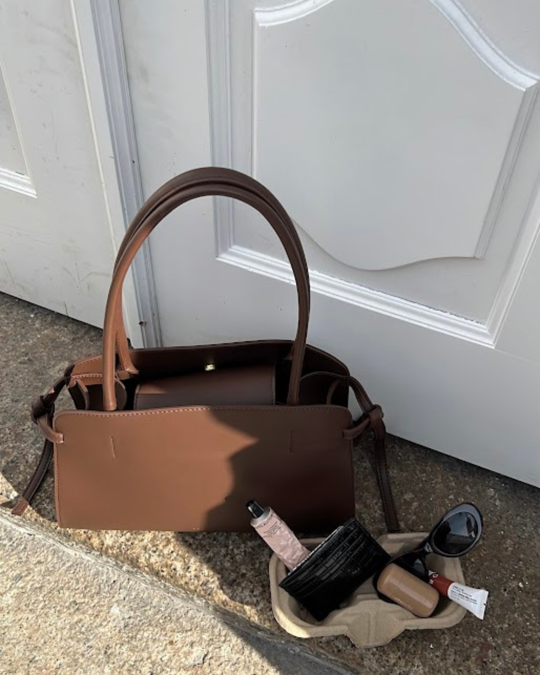 Pirrie Hourglass Bag - Cacao