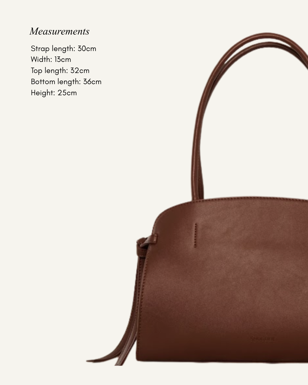 Pirrie Hourglass Bag - Crème