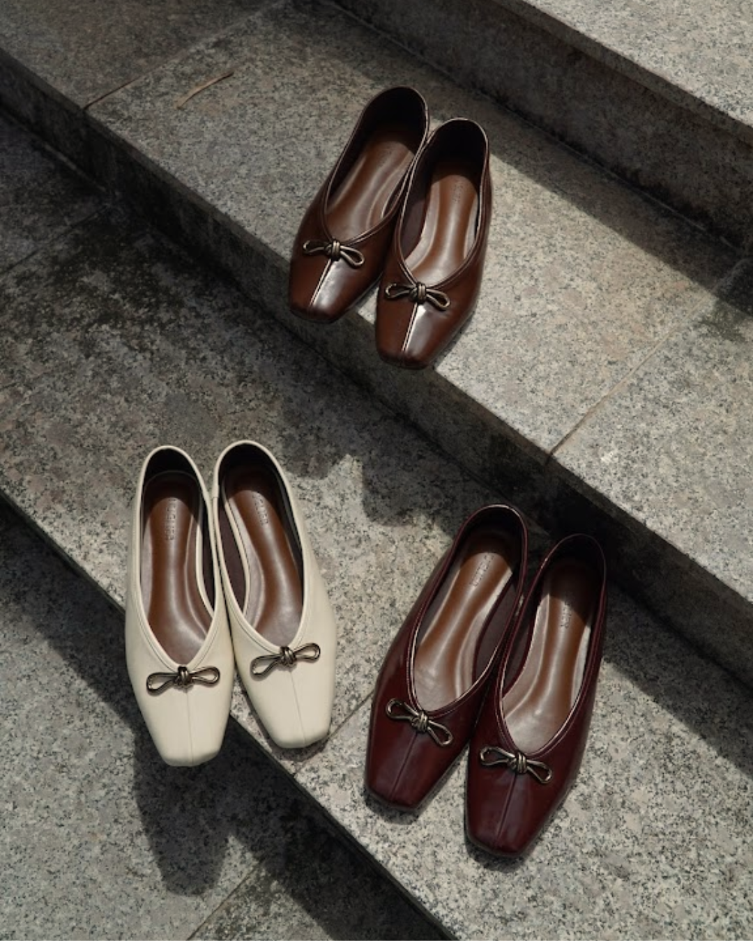 Eleonore Ballet Flats - Deep Truffle