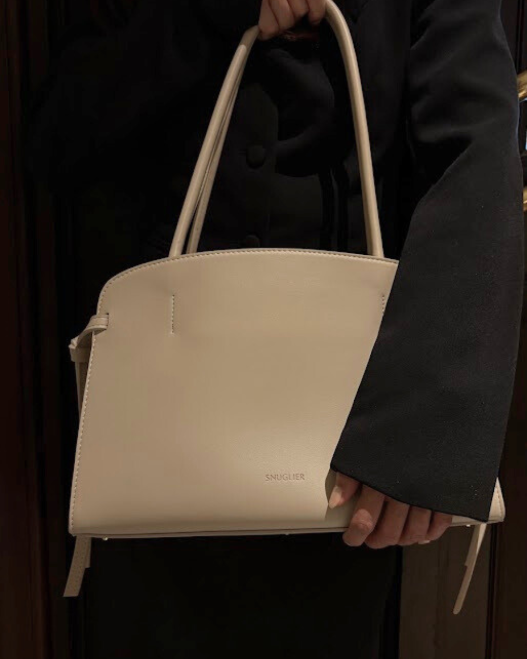 Pirrie Hourglass Bag - Crème