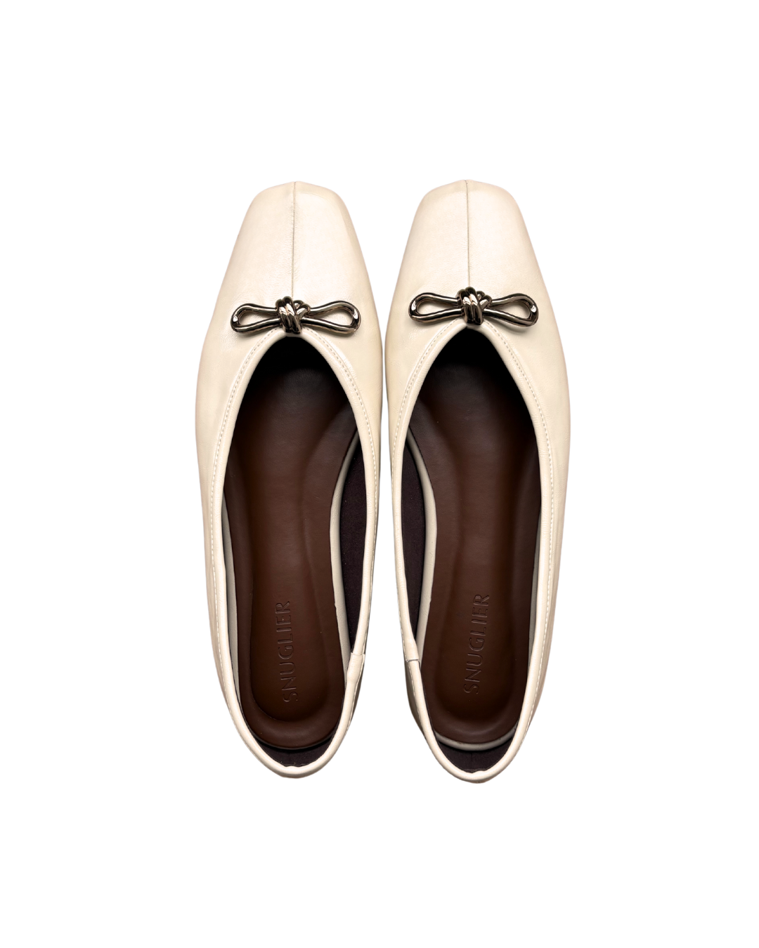 Eleonore Ballet Flats - Vanilla Silk