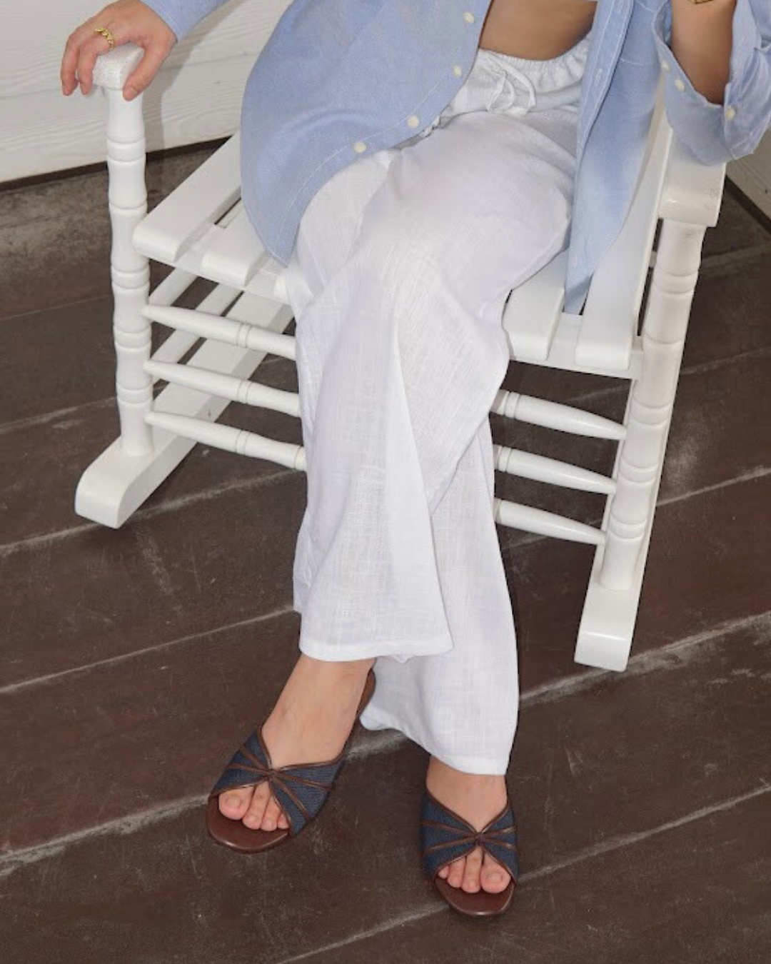 Capri Sandals - Denim Dreams