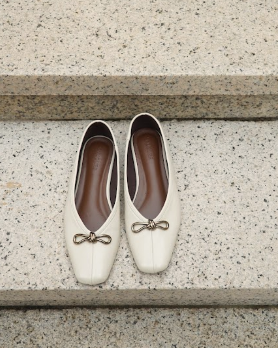Eleonore Ballet Flats - Vanilla Silk