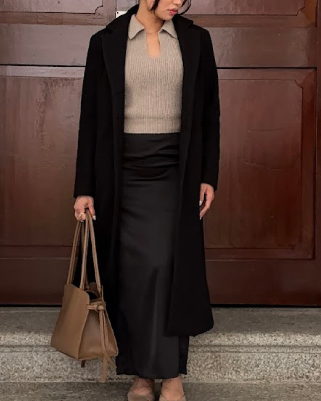 Pirrie Hourglass Bag - Biscotti