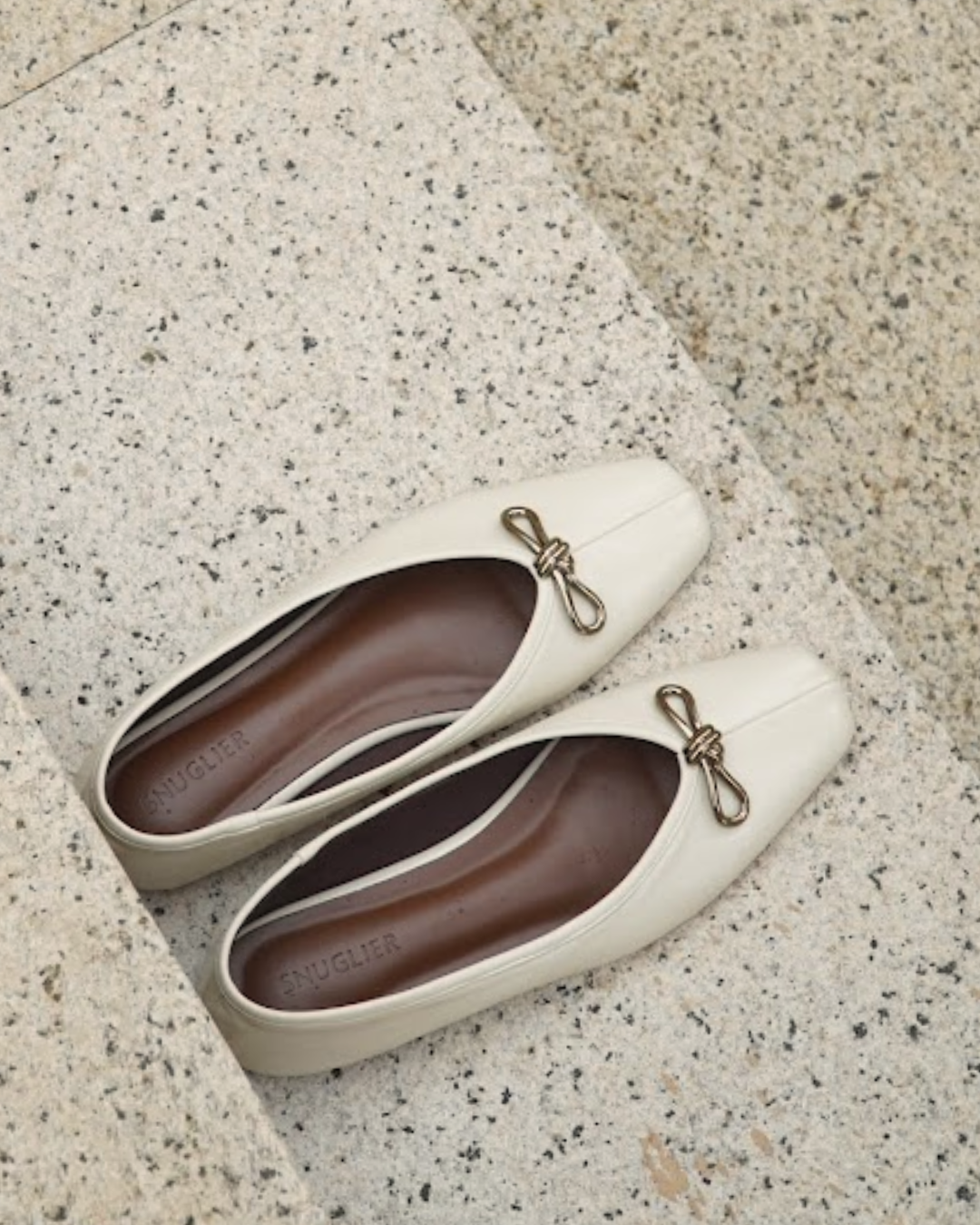 Eleonore Ballet Flats - Vanilla Silk