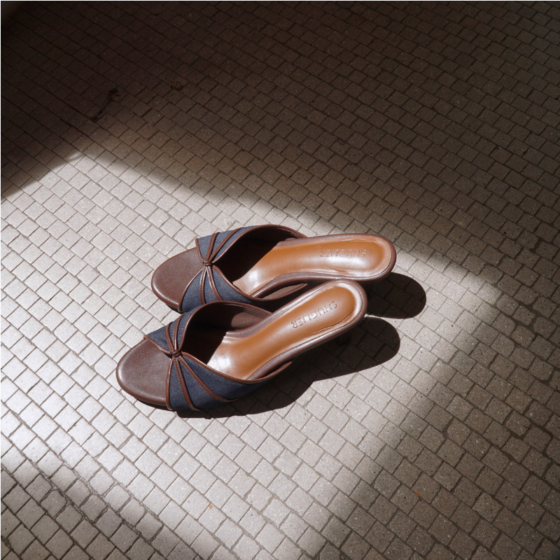 Capri Heels - Denim Dreams