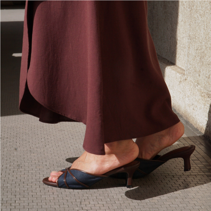 Capri Heels - Denim Dreams