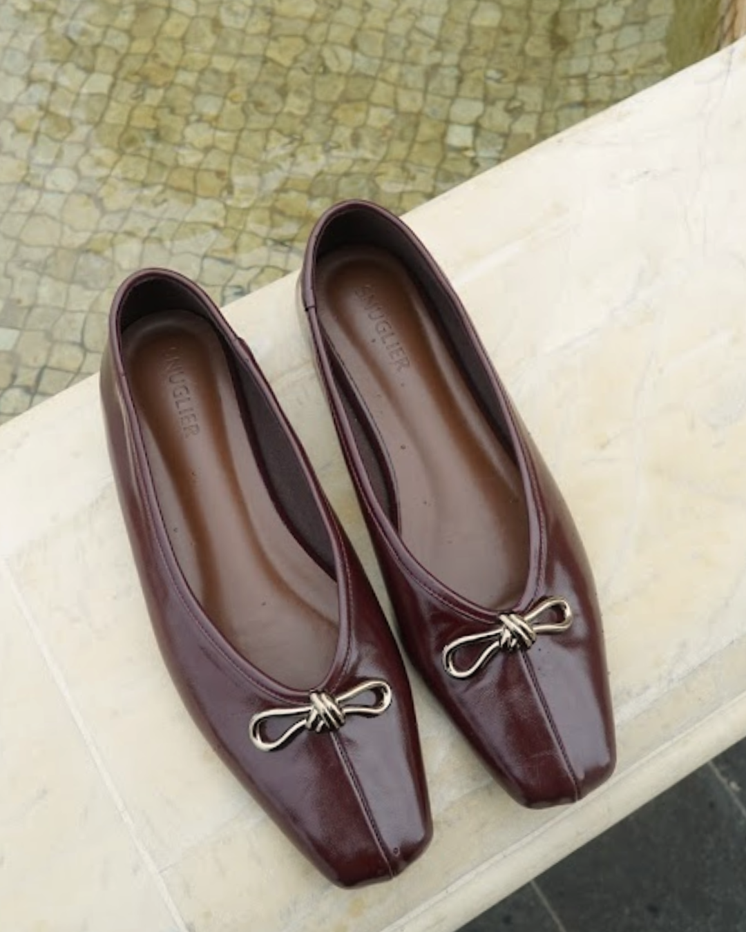 Eleonore Ballet Flats - Cabernet Rouge