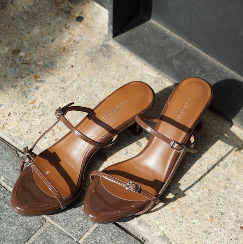 Lily Heels - Deep Walnut