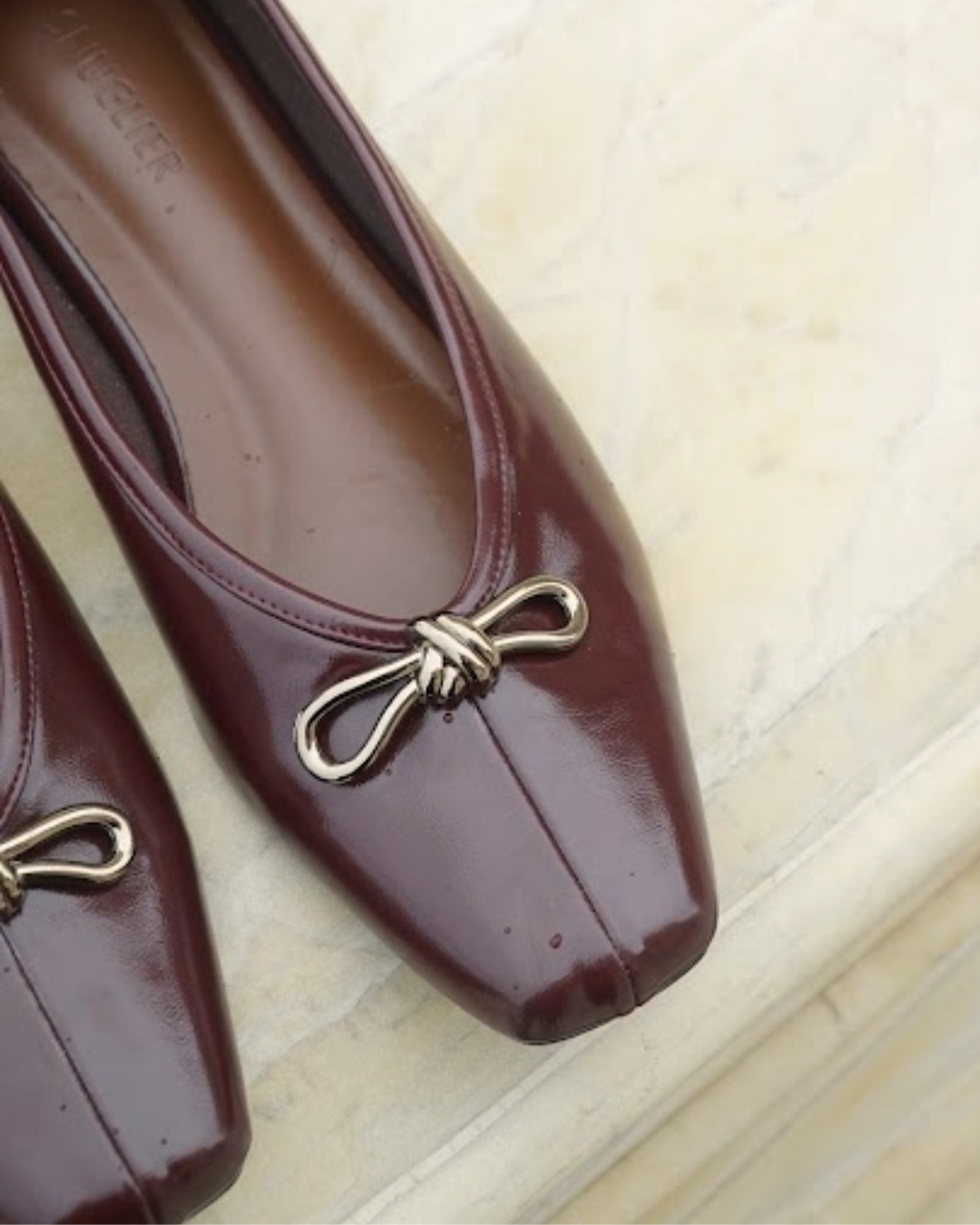 Eleonore Ballet Flats - Cabernet Rouge