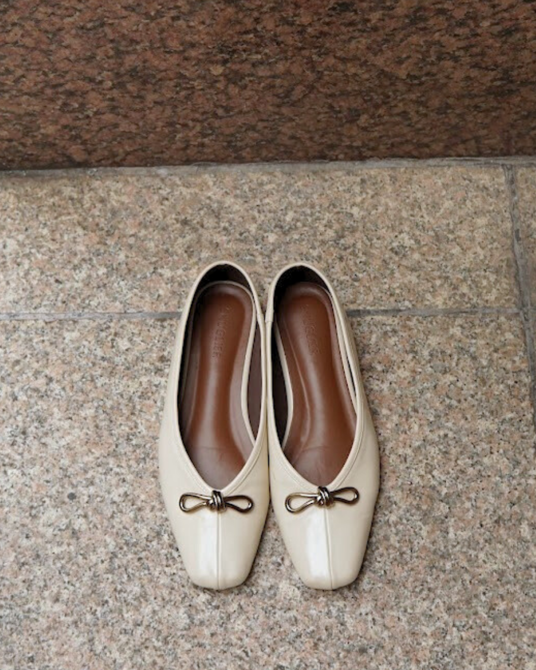 Eleonore Ballet Flats - Vanilla Silk
