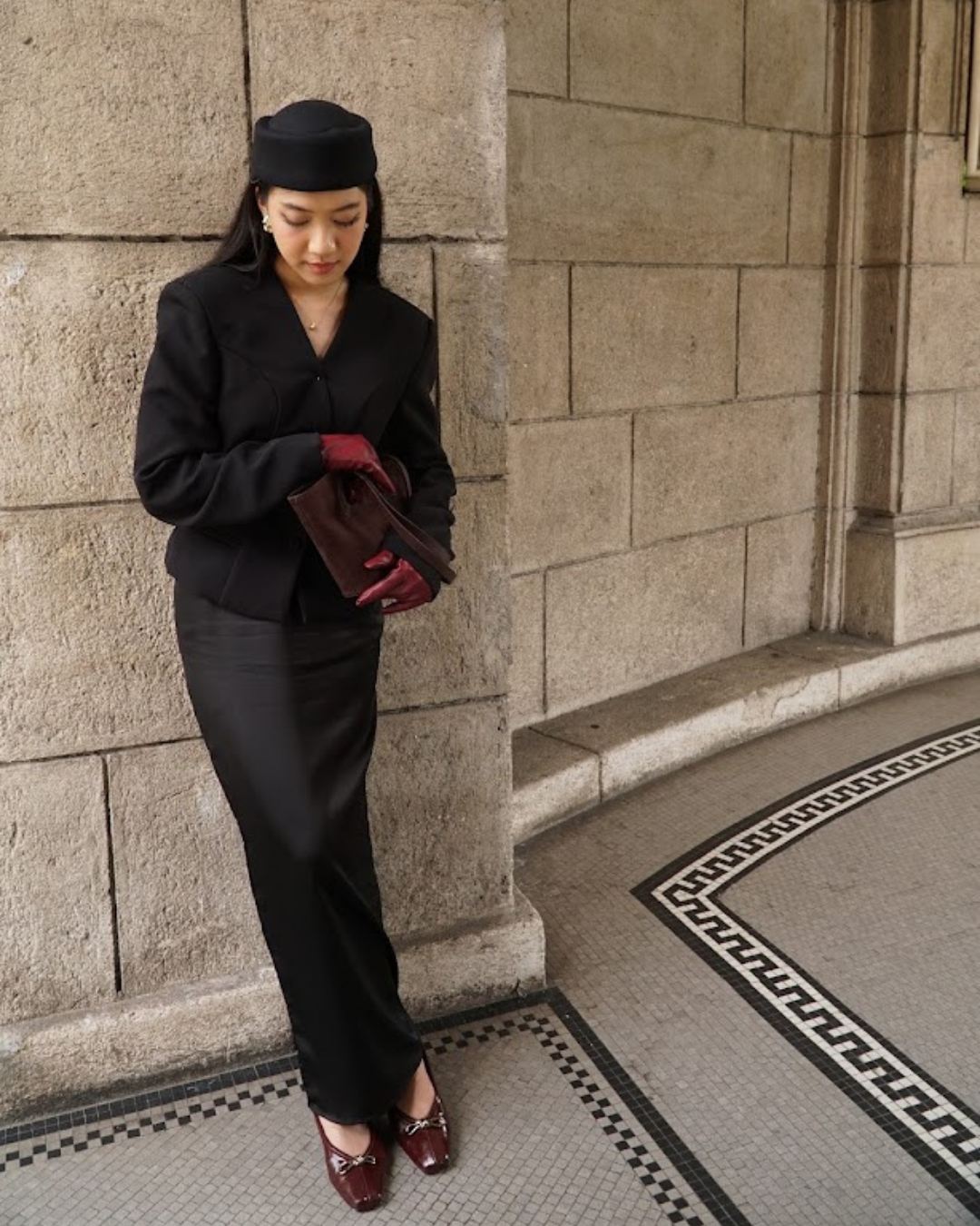 Eleonore Ballet Flats - Cabernet Rouge