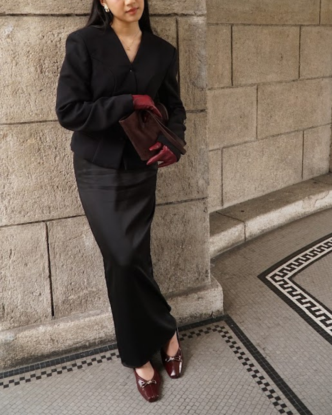 Eleonore Ballet Flats - Cabernet Rouge