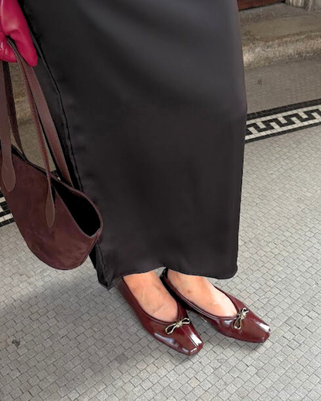 Eleonore Ballet Flats - Cabernet Rouge