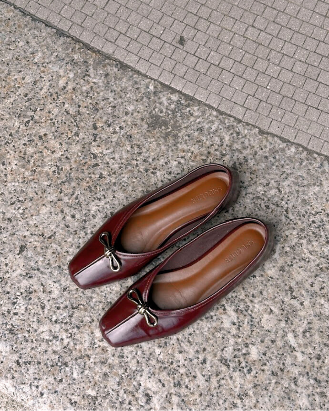 Eleonore Ballet Flats - Cabernet Rouge