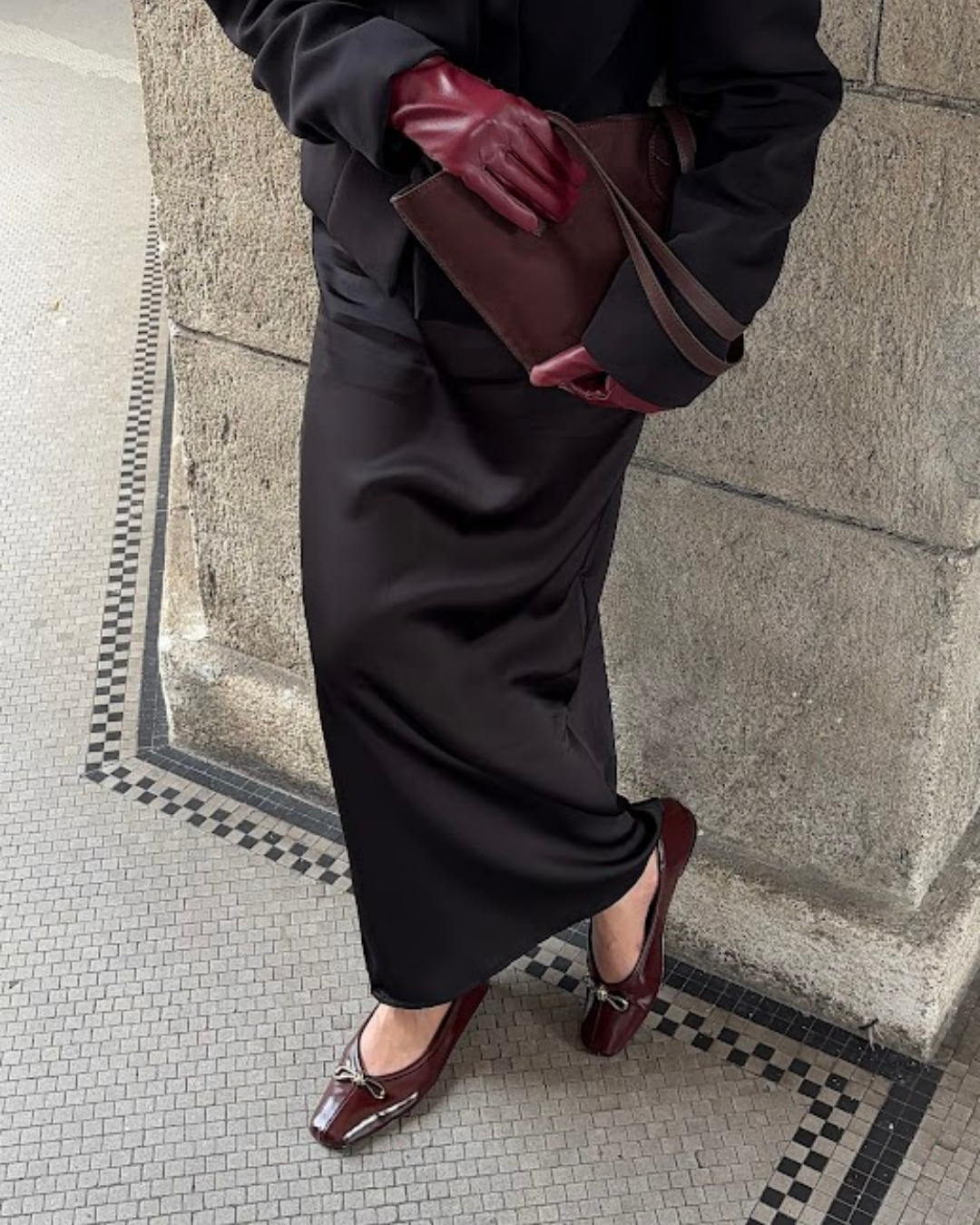 Eleonore Ballet Flats - Cabernet Rouge