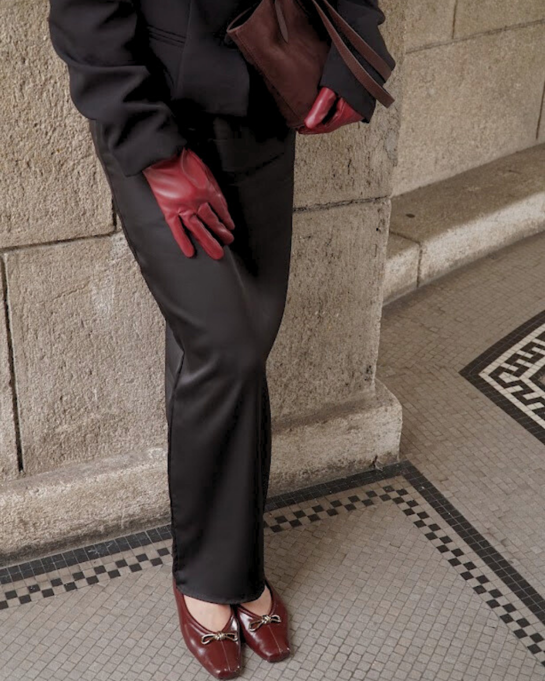 Eleonore Ballet Flats - Cabernet Rouge