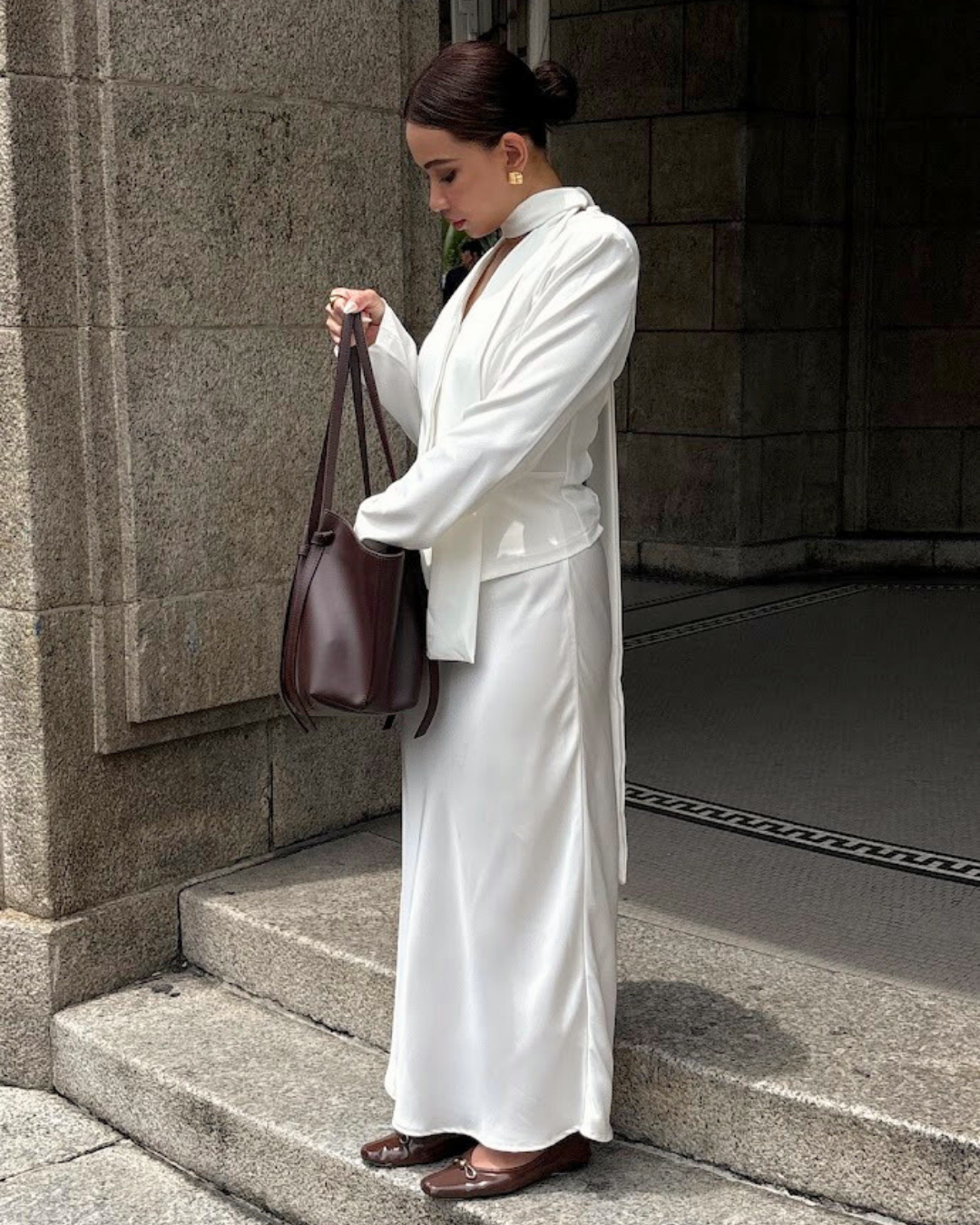 Eleonore Ballet Flats - Deep Truffle