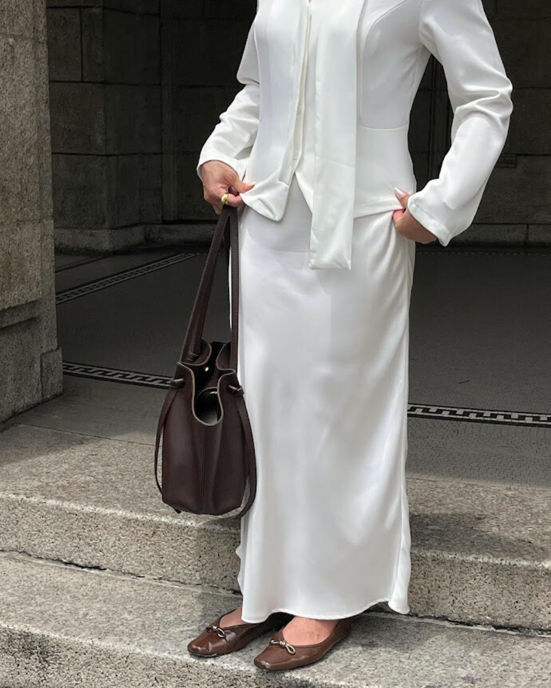 Eleonore Ballet Flats - Deep Truffle