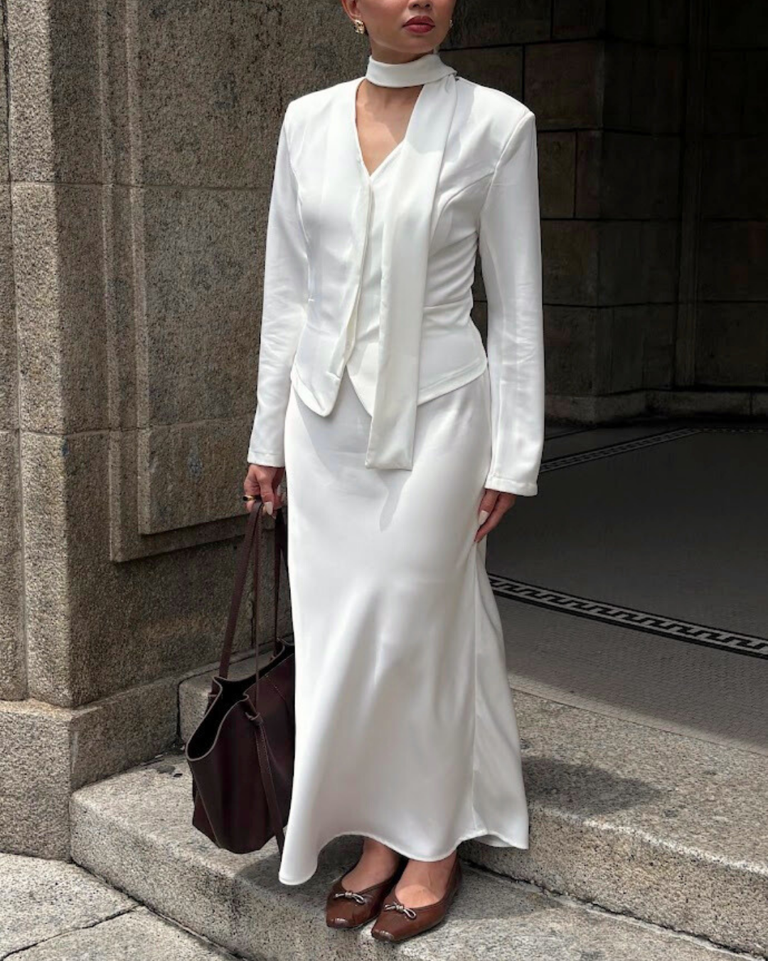 Eleonore Ballet Flats - Deep Truffle