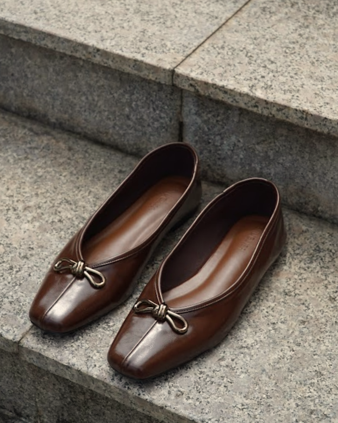 Eleonore Ballet Flats - Deep Truffle