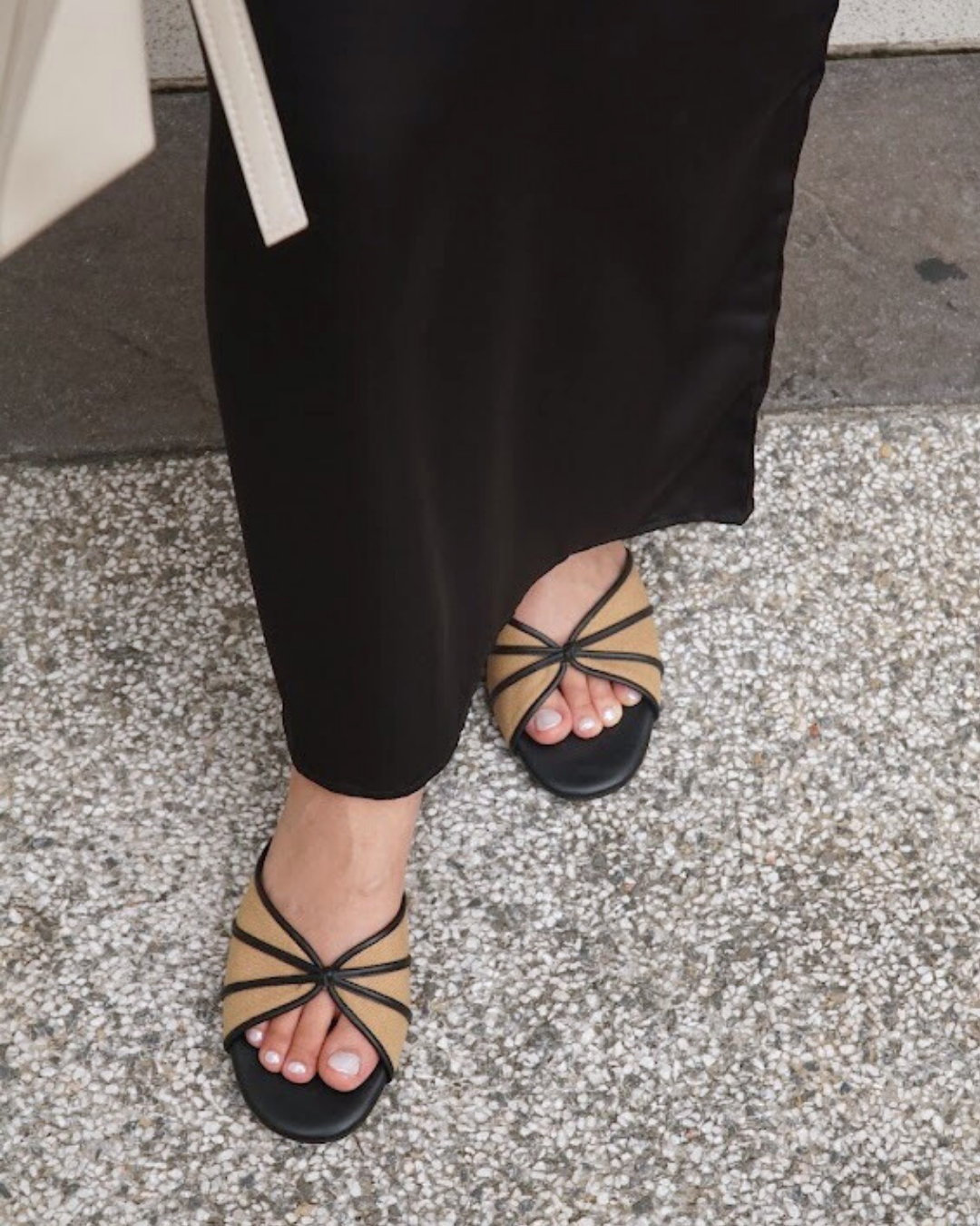 Capri Sandals - Salted Black