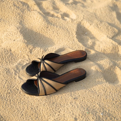 Capri Sandals - Salted Black