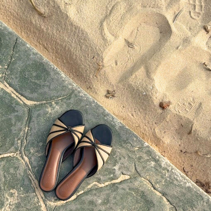 Capri Sandals - Salted Black