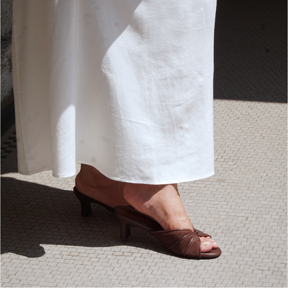 Capri Heels - Martini Suede
