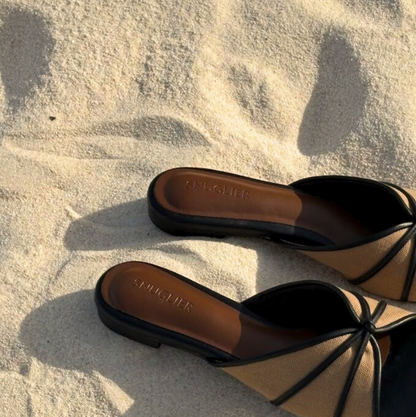 Capri Sandals - Salted Black