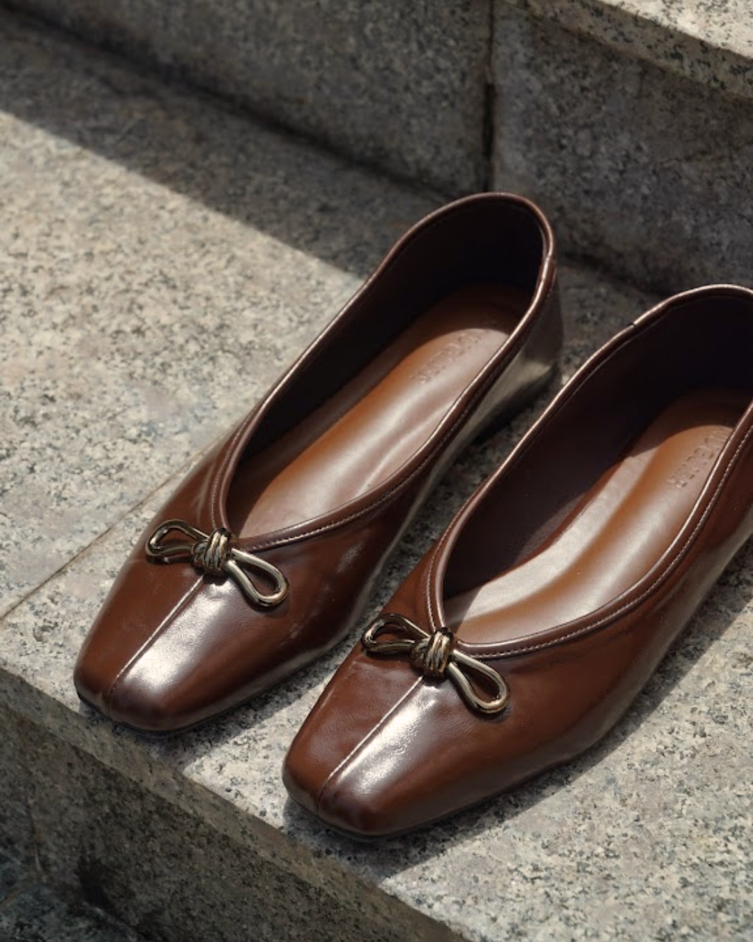 Eleonore Ballet Flats - Deep Truffle
