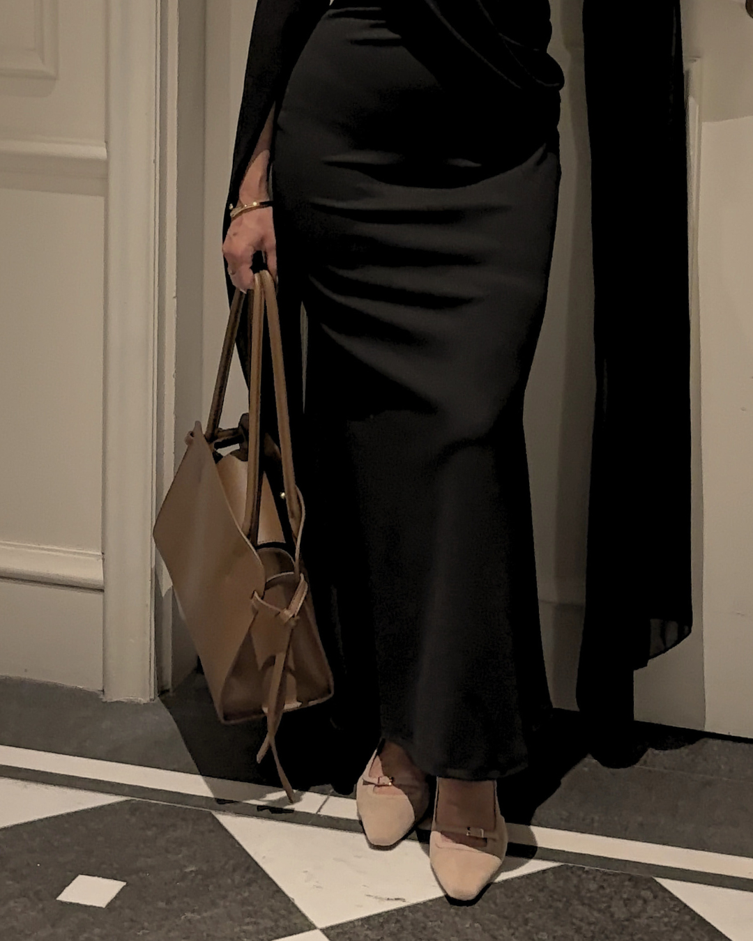Aubrey Petite-Heel Slingback - Crème Ivoire