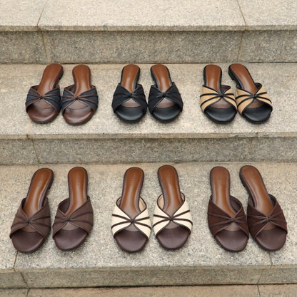 Capri Sandals - Salted Black