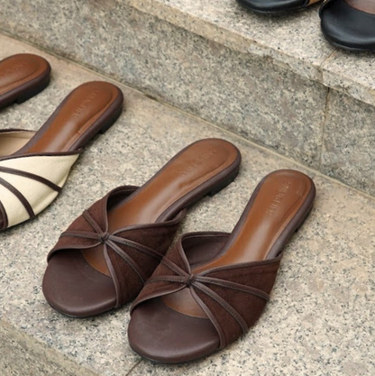 Capri Sandals - Martini Suede