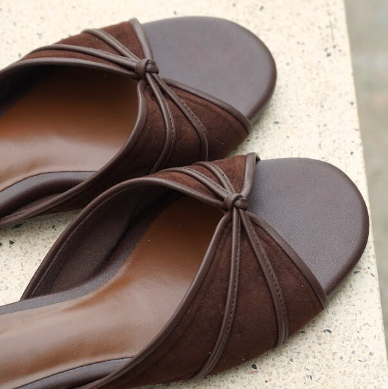 Capri Sandals - Martini Suede