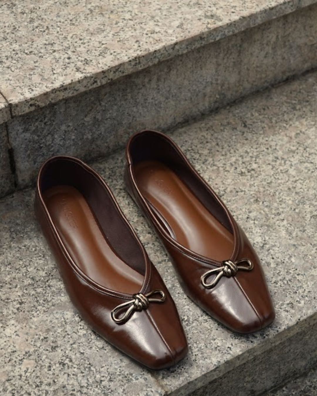 Eleonore Ballet Flats - Deep Truffle