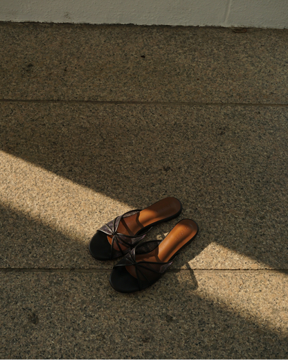 Capri Sandals - Shadow Silk