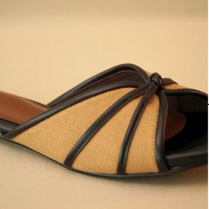 Capri Sandals - Salted Black