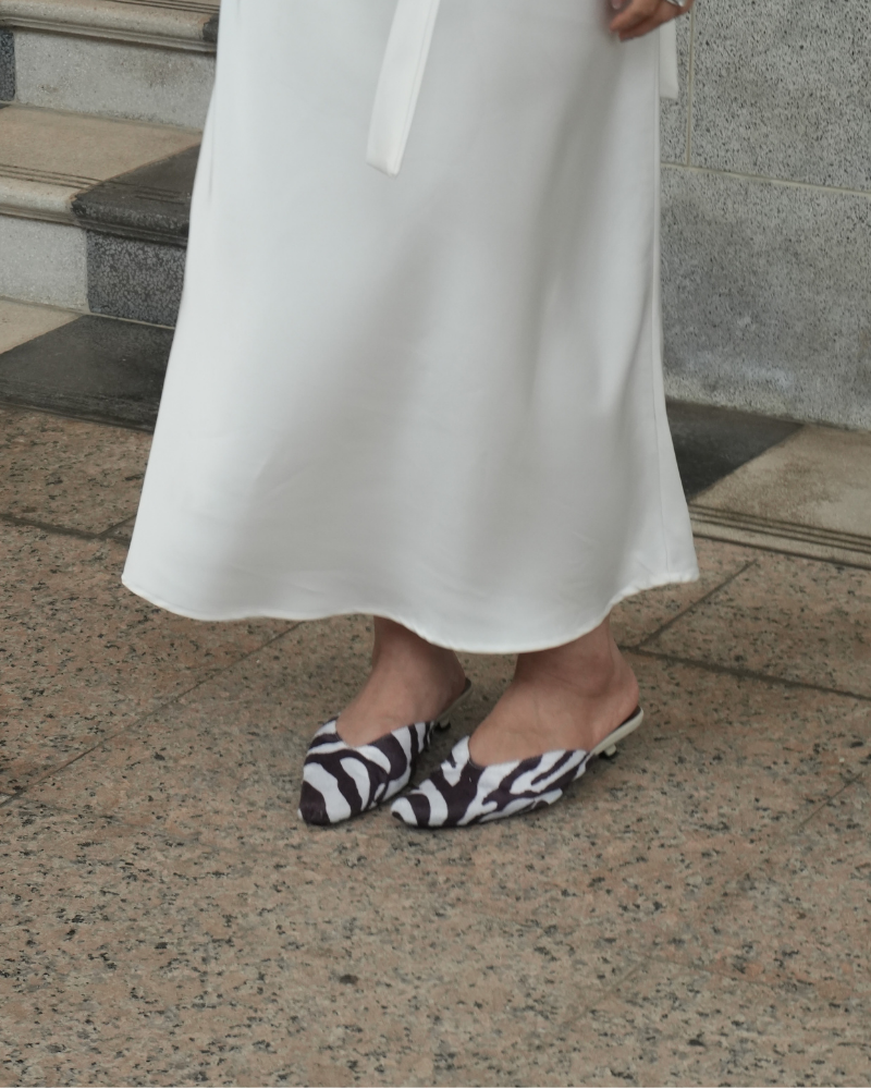 Elaine Maison Mules - Ivory Untamed