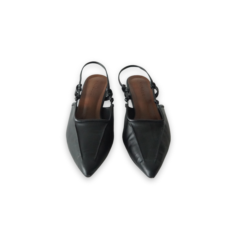 Andrea Knotted Kitten Heels - Coal