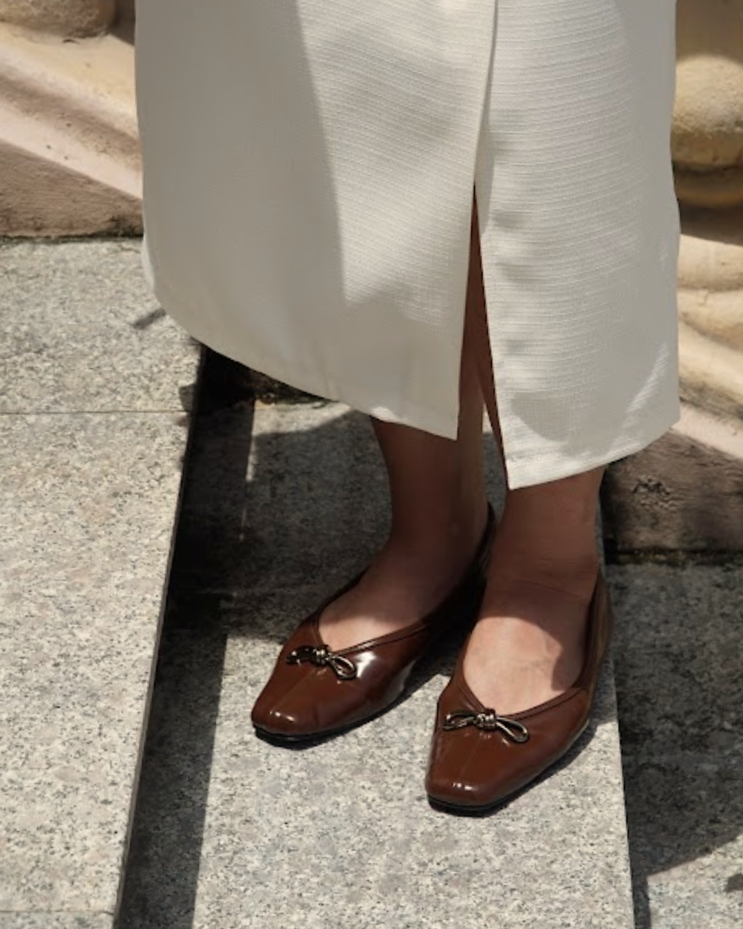 Eleonore Ballet Flats - Deep Truffle