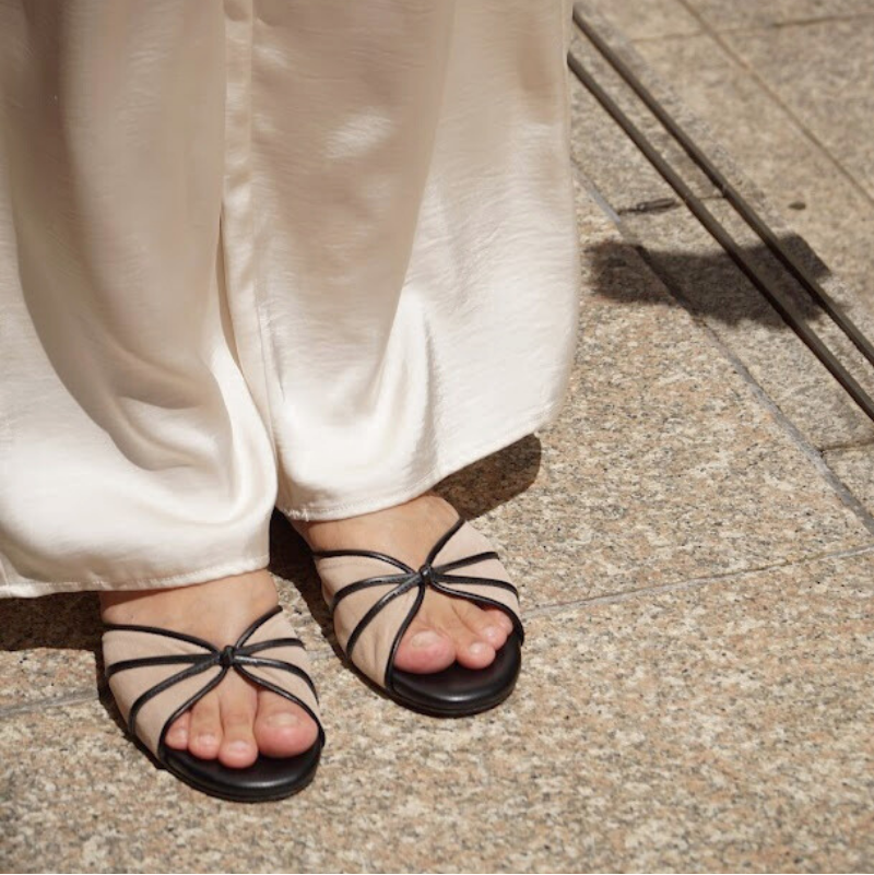 Capri Sandals - Black Sand