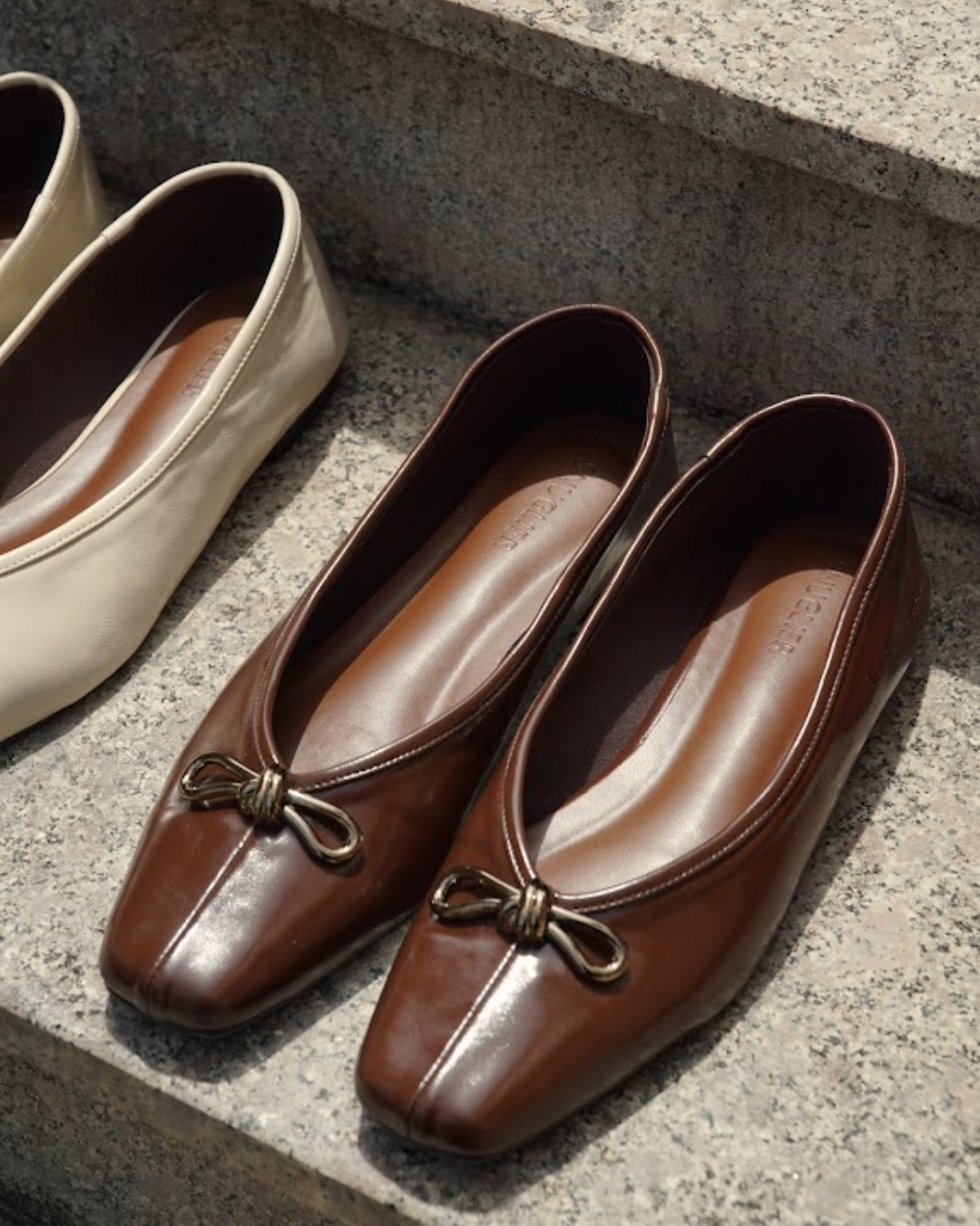 Eleonore Ballet Flats - Deep Truffle