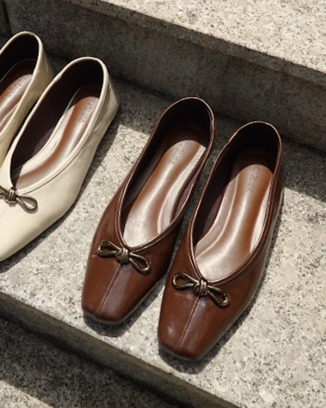Eleonore Ballet Flats - Deep Truffle