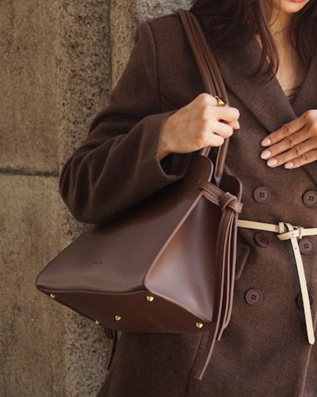 Pirrie Hourglass Bag - Cacao