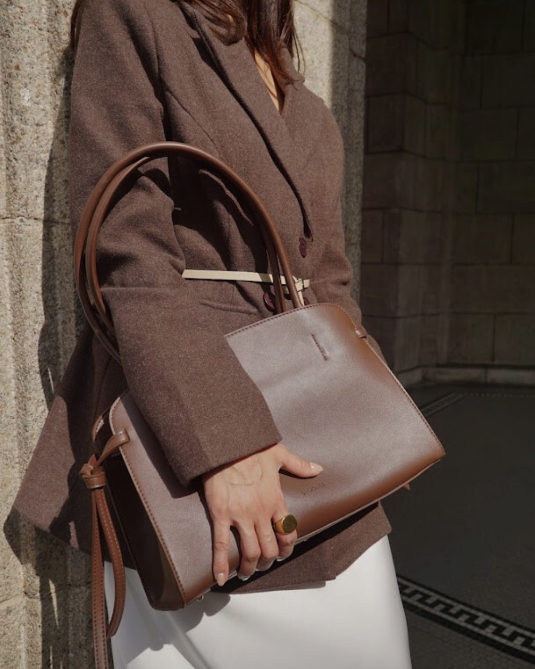 Pirrie Hourglass Bag - Cacao